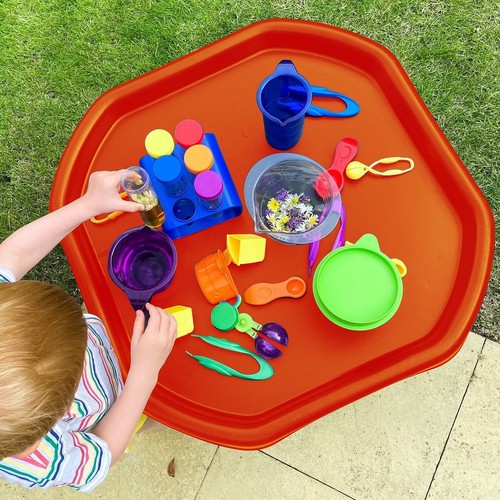 10 x Small Mixing Tray 70cm x 70cm Plastic Tuff Kids Messy Play Activity Compost - Picture 30 of 103