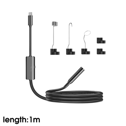 HD Endoscope Borescope Snake Inspection Camera IP68 Waterproof For iPhone IOS - Picture 18 of 23