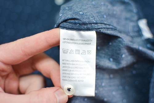Camicia da donna Marc O'Polo a maniche lunghe con stampa maculata a una tasca... - Foto 5 di 7