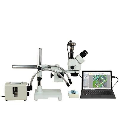OMAX 2-270X Stereo Microscope+Articulated Stand+Cold Light+3.2MP Camera OMAX 2-270X Stereo Microscope+Articulated Stand+Cold Light+3.2MP Camera