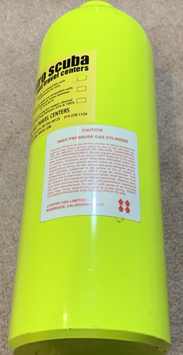 LUXFER SCUBA CYLINDER (L6X) $100 SEE PICS FOR TECHNICAL SECS - Picture 11 of 12