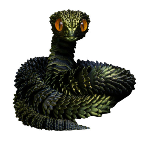 3D Printed Animals Snake Flexible Snake Desk Decor Fidget Toy Gifts - Picture 16 of 33