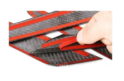 4X Real Carbon Fiber Inner Door Trim Panel Strips For Maserati Ghibli 2015-2020 - Picture 9 of 9