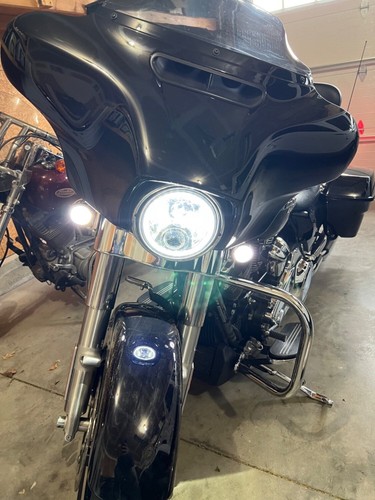 Eagle Lights 7" Gen 2 Chrome LED Headlight Halo Ring 2014-23 Harley Touring, CVO - Picture 2 of 10