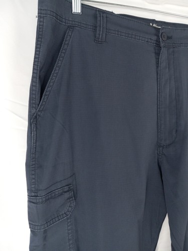 Wrangler Herren Relaxed Fit Straightleg Blau Cargo Hose Größe 42x30 - Bild 2 von 12