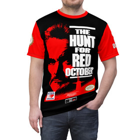 The Hunt for Red October NES Retro Vintage Nintendo Video Game Cover T-Shirt