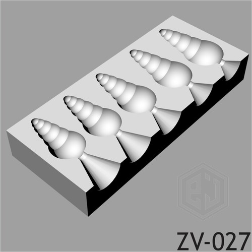 DIY Sea Fishing Lead Weights Pear Bomb Mould CNC Aluminium 4 in 1 mold 2oz-4oz - Picture 5 of 6