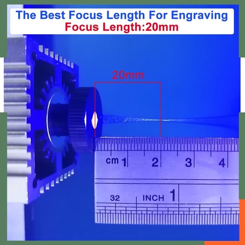 Modulo laser 30 W 450 nm Haed per macchina per incisione laser taglierina incisore - Foto 6 di 7