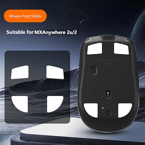 1 Set Anti-Slip Mouse Foot Sticker Pad Mouse Skates For Logitech MX ANYWHERE _yi - Afbeelding 4 van 13