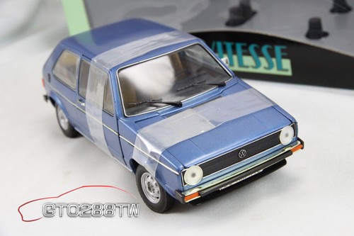 Vitesse 1:18 scale Volkswagen VW Golf 1 LS 1974 Rabbit(Blue) DieCast(Sun Star) - Picture 6 of 8