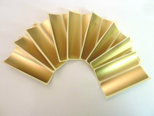 80x25 mm Rechteck abnehmbar Low Tack Farbcode Aufkleber farbige Haftetiketten - Bild 3 von 11