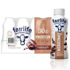 Fairlife Nutrition Plan Chocolate 30 g Protein Shake 11.5 oz, 12 Pk Ships Fast