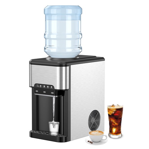 Dispenser refrigeratore acqua 3 in 1 con macchina del ghiaccio integrata con 3 impostazioni di temperatura - Foto 11 di 11