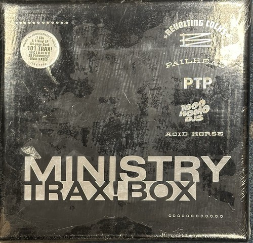 Ministry - Trax! Box (7x CDs + 12” Vinyl LP & Booklet) - Box Set - New - Picture 1 of 12