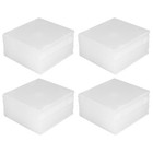 2 Count Dvd Storage Box Empty Cd Cases Organizer for Discs Holder