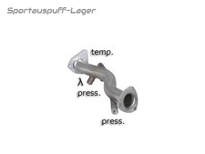 Ragazzon Partikelfilter-Rohr Audi A4 Quattro B7 8E Limo Avant 2.0TDI 103kW