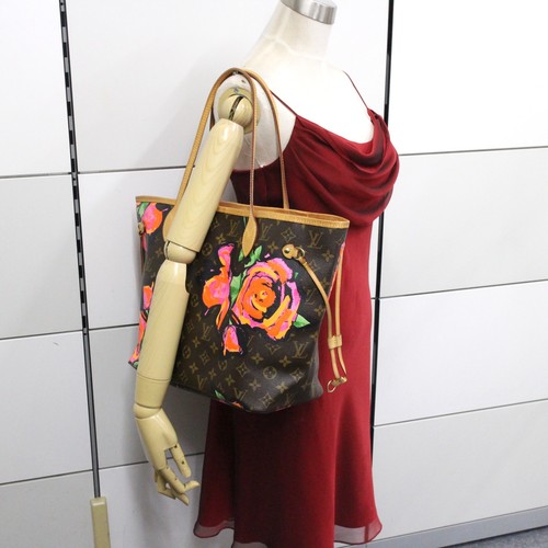 LOUIS VUITTON Monogram Rose Neverfull MM Tote Bag Shoulder Bag M48613 #6 Rise-on - Picture 22 of 24