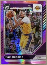 2024-25 Cam Reddish Pink Hyper Panini Donruss Optic LA Lakers #3
