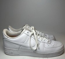 Nike Air Force 1 CW2288-111 Triple White Sneakers Men's Size 15 US Shoes