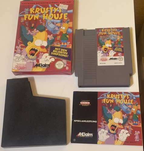 Nintendo NES Spiel - The Simpsons - Krusty's Fun House - NOE - PAL-B - OVP CIB