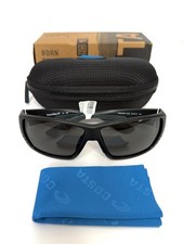 Costa Del Mar Tuna Alley Omnifit Matte Black Gray 580G Polarized Sunglasses