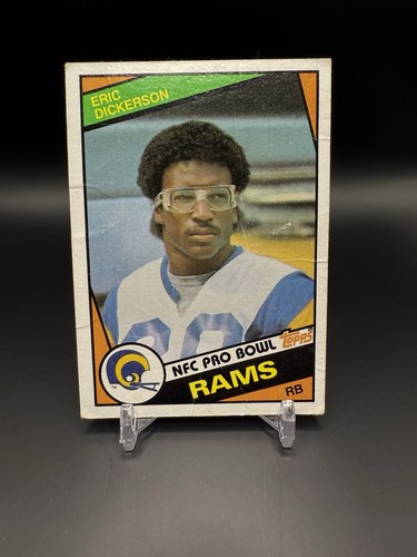 1984 TOPPS #280 ERIC DICKERSON ROOKIE CARD RC RAMS HOF - Bild 1 von 2