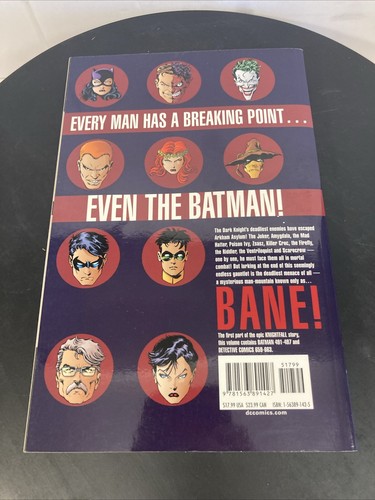 BATMAN: KNIGHTFALL Pt 1 - Broken Bat TPB - DC Comics 5th Printing NM - Picture 4 of 4