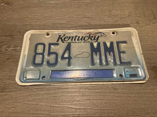 Kentucky (Unbridled Spirit) Jefferson Nummernschild #854 MME abgelaufen Sammlerstück - Bild 1 von 8