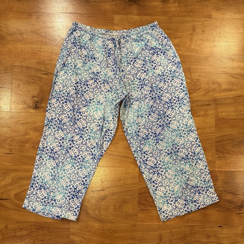 Ralph Lauren Women's Blue Printed Pajama Set Size Small - Picture 7 of 12