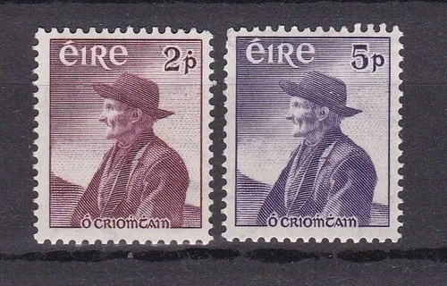 IRELAND 1957 THOMAS O'CROHAN SET NEVER HINGED MINT
