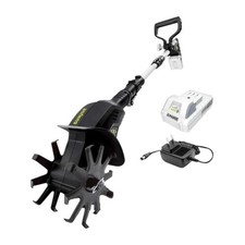Sun Joe 24V TLR LTE IONMAX Cordless Black Garden Tiller Plus Cultivator Kit