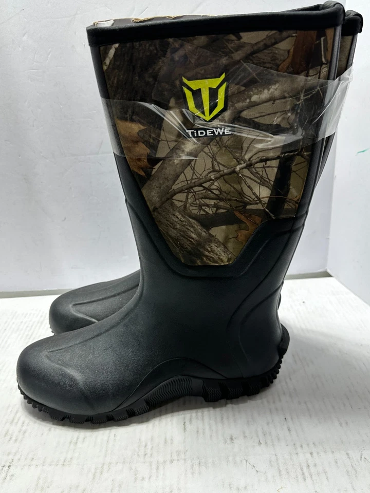 Botas de neopreno de goma camuflaje Tidewe Realtree Edge para hombre talla 11 botas de caza Foto 2 de 4