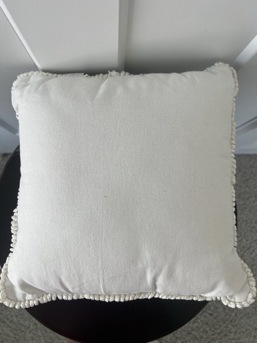 Glitz&Glimmer Holiday Collection Beaded Snowflake Small Decorative Pillow Silver - Picture 4 of 6