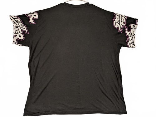 Capcom Street Fighter Graphic T-Shirt Ryu Ken Comic Art Black 3XL Mens - Picture 2 of 8