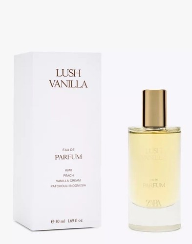 ZARA Lush Vanilla EDP Duft Parfum Spray 50ml Neu Versiegelt Eau de Parfum