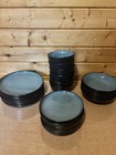 24 Piece Dinner Sets for 6 People - Beautiful Mediterranean Style Stoneware J3