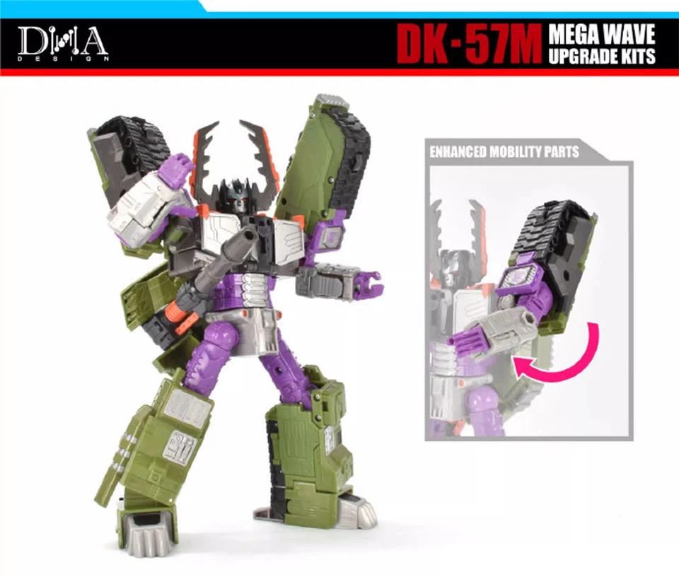 DNA Dk-57M Dk-57G Upgrade Kits For MG Megatank Galvatron Accessories in stock - Image 4 of 4