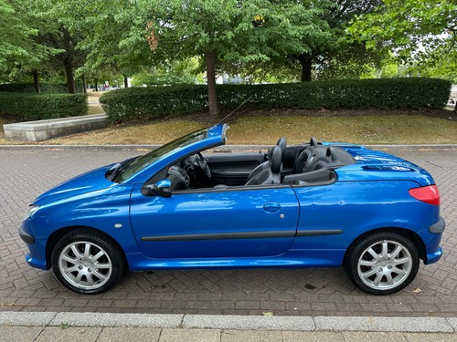 2.0 Peugeot 206 CC cabriolet LOW MILES 60k ULEZ fsh cheap convertible full mot - Picture 2 of 22