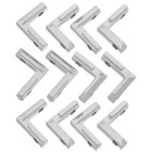  20 Pcs Built-in Corner Slot Connector Fixed Angle Brackets Small