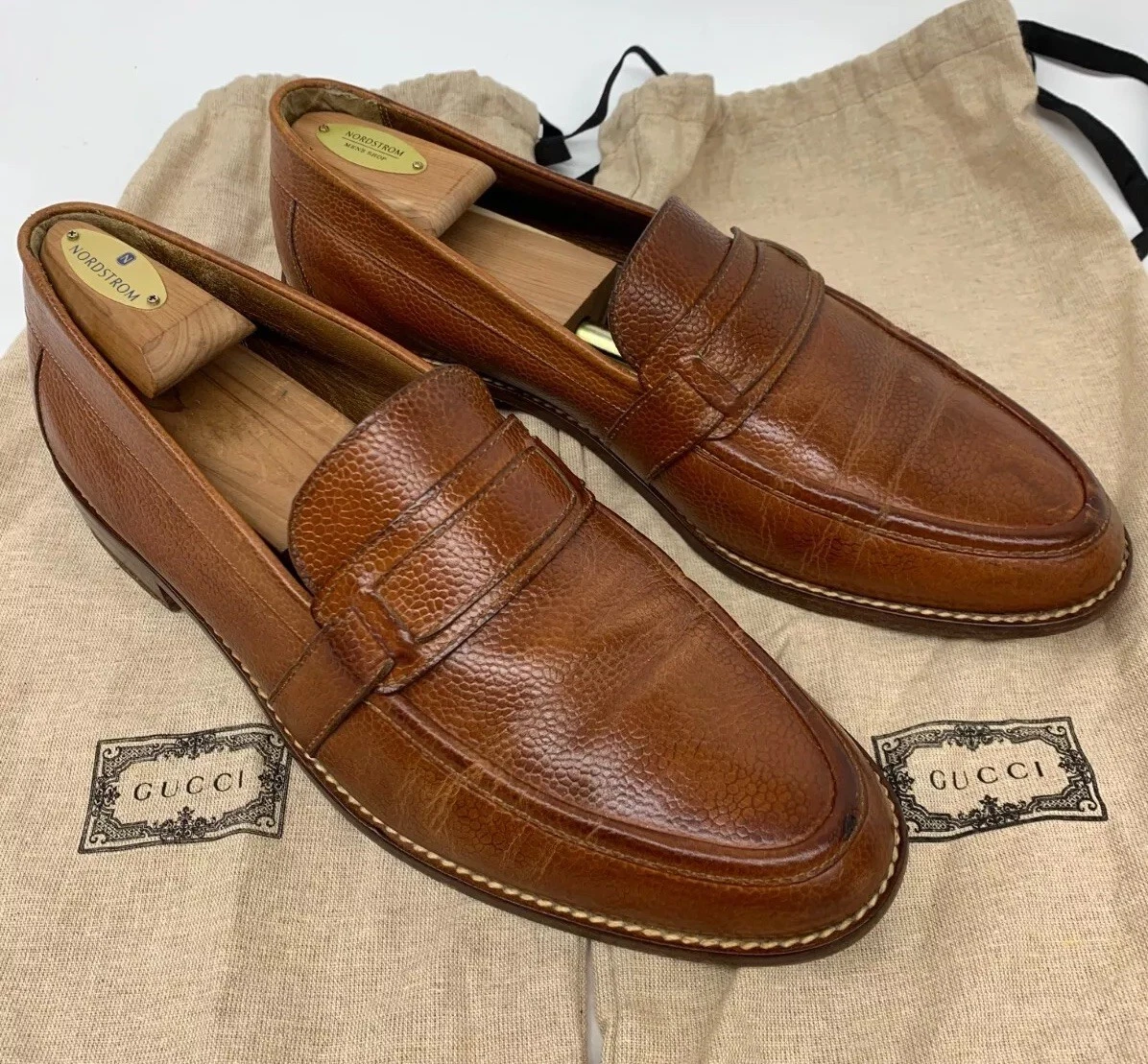 Mocassins homme Gucci Penny EU 45 M / US 11,5   Made in Italy   Avec chaussures arbres et du