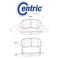 Centric 102.09990 C-TEK Metallic Disc Brake Pads for Kit Set Braking pz