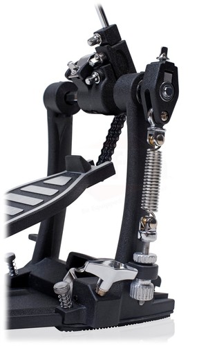 3er-Pack Kick Drum Fußpedal, Snare Ständer & Hi-Hat Pedal GRIFFIN Schlagzeuger Chrom - Bild 3 von 14
