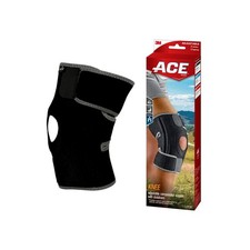 ACE Brand Adjustable Knee Brace with Side Stabilizers Provides Support  Comp...