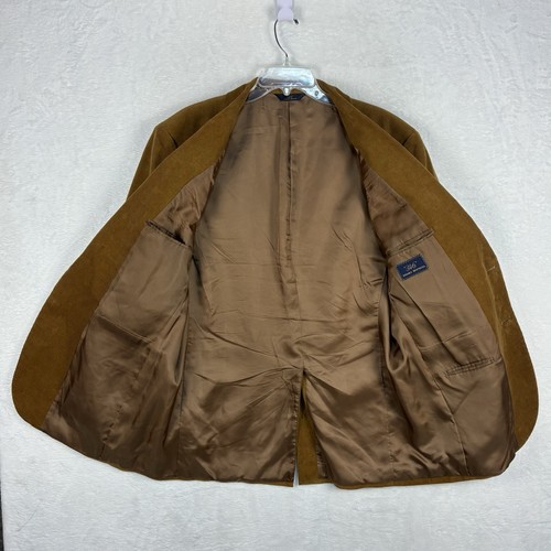 Giacca cappotto sportivo blazer 2 bottoni Brooks Brothers uomo 42R marrone 346 velluto a coste - Foto 5 di 13