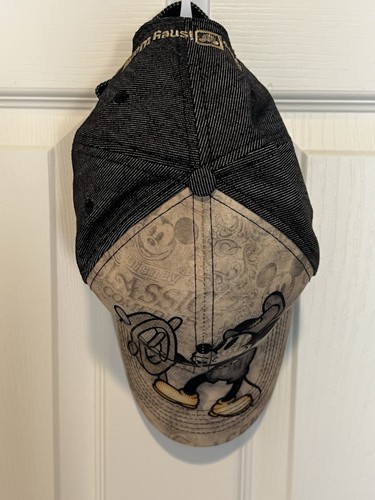 Disney Parks Mickey Mouse Steamboat Baseball Adult Cap Hat New With Tag - Picture 2 of 5