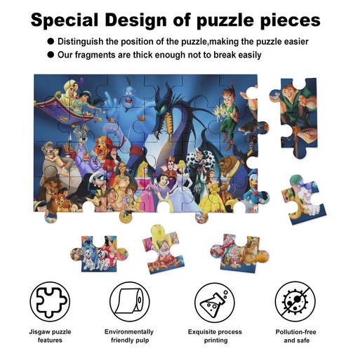 Disney Characters Jigsaw Puzzle 35/70/120/200/300/500/1000 Piece Gift for Adult - Picture 5 of 14