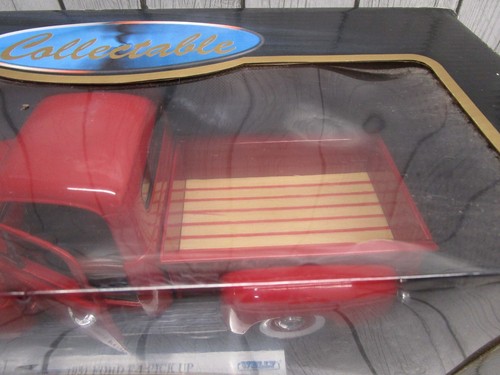 WELLY 1951 Ford F1 Pickup Truck Red Diecast Car 1/18 Scale - Brand NEW in Box - Picture 3 of 9