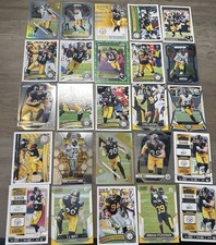 Pittsburgh Steelers Football Card Team Lot (39) -Big Ben, Watt, Ward, Pickens