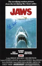 Jeffrey Voorhees Autographed Jaws 11 x 17 Poster