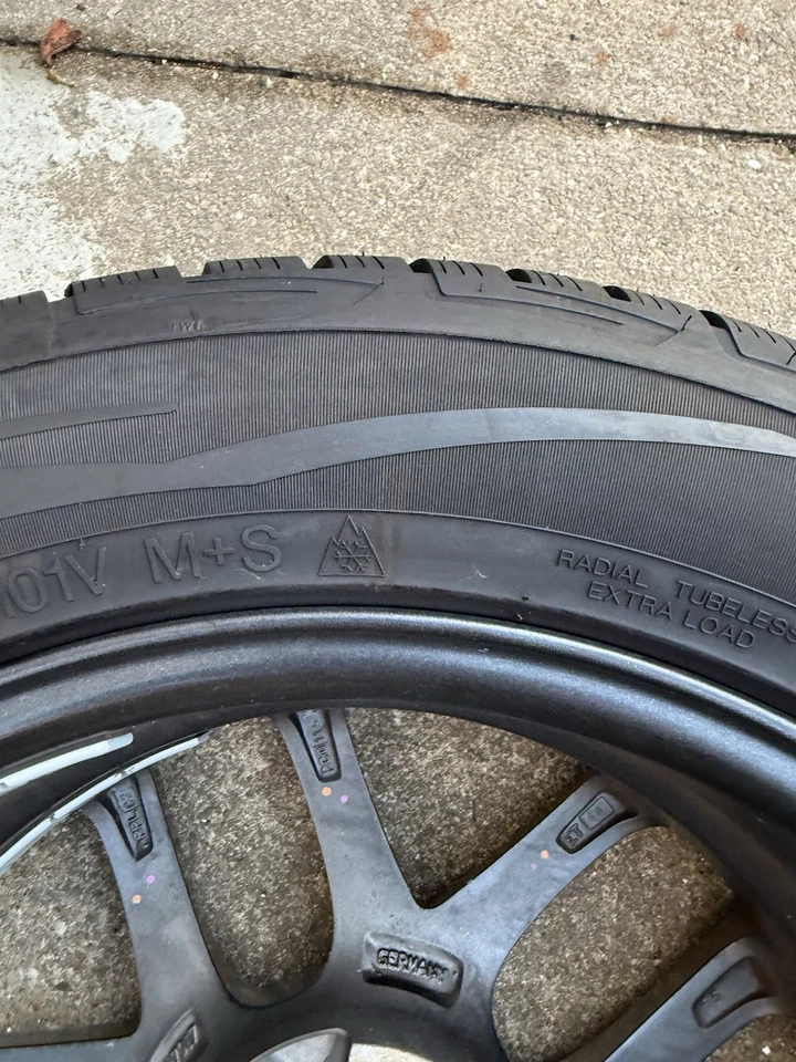 Alufelgen  7Jx17 Zoll Mit Winterreifen 225/55 R17 lochkreis 5x115 - Bild 3 von 4